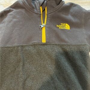 The North Face Gray and Yellow Kids Jacket